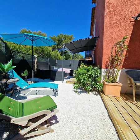 L'Instant Mer - Bord De Mer - Studio Avec Grand Jardin A La Capte อิแยร์ ภายนอก รูปภาพ