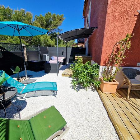 L'Instant Mer - Bord De Mer - Studio Avec Grand Jardin A La Capte อิแยร์ ภายนอก รูปภาพ