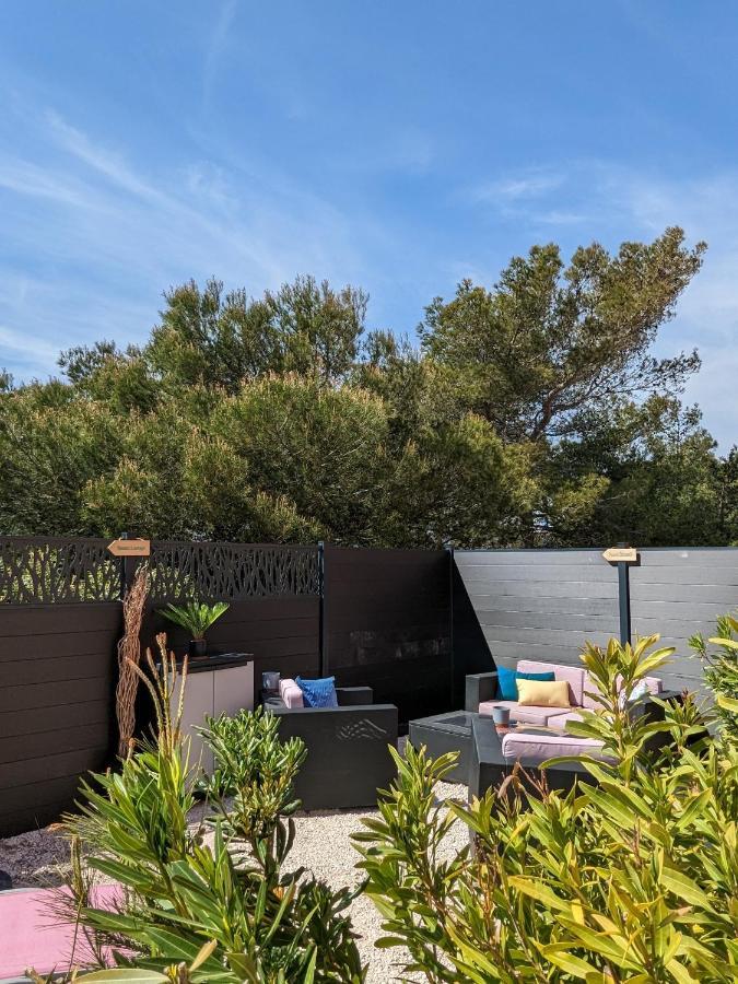 L'Instant Mer - Bord De Mer - Studio Avec Grand Jardin A La Capte อิแยร์ ภายนอก รูปภาพ