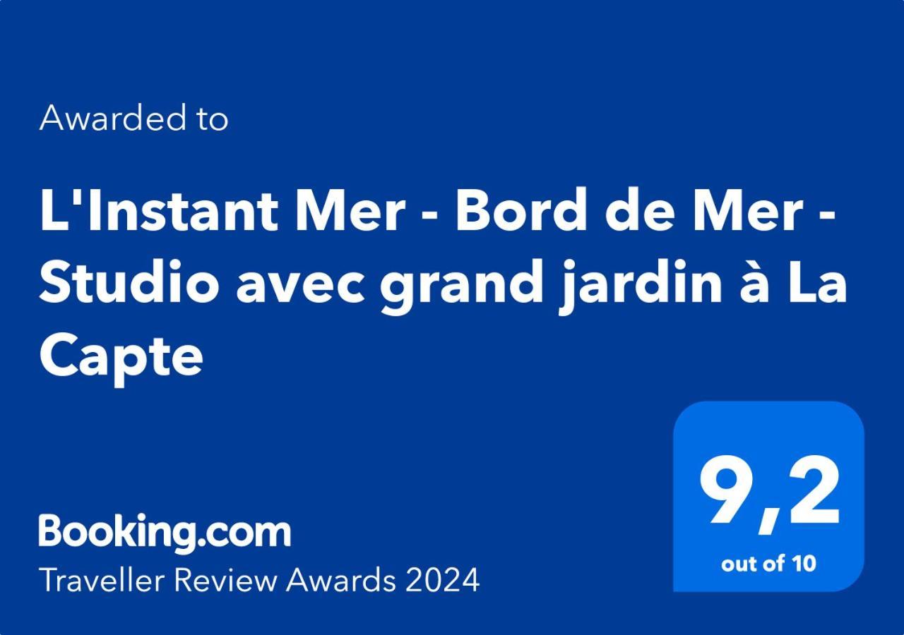 L'Instant Mer - Bord De Mer - Studio Avec Grand Jardin A La Capte อิแยร์ ภายนอก รูปภาพ