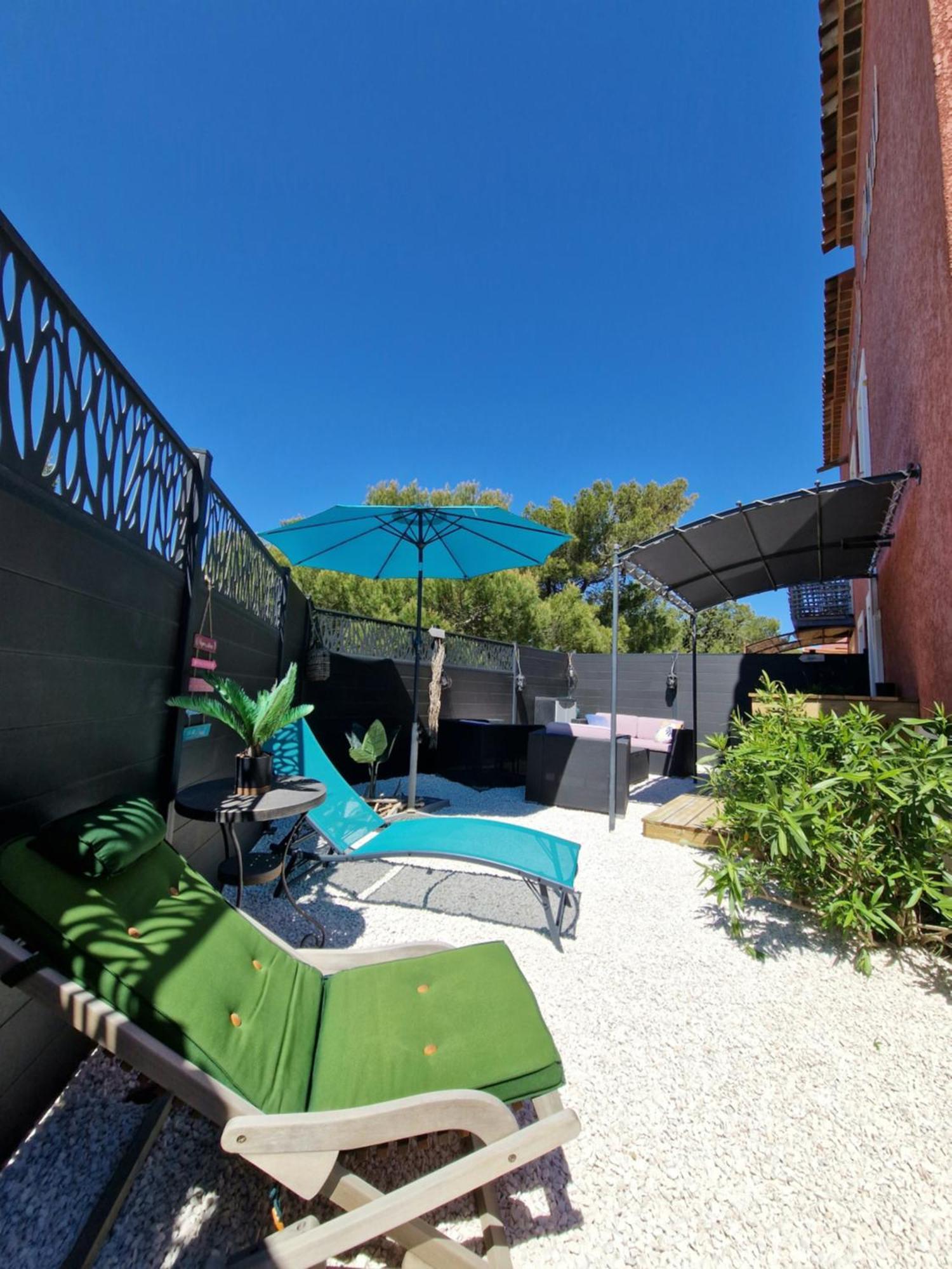 L'Instant Mer - Bord De Mer - Studio Avec Grand Jardin A La Capte อิแยร์ ภายนอก รูปภาพ