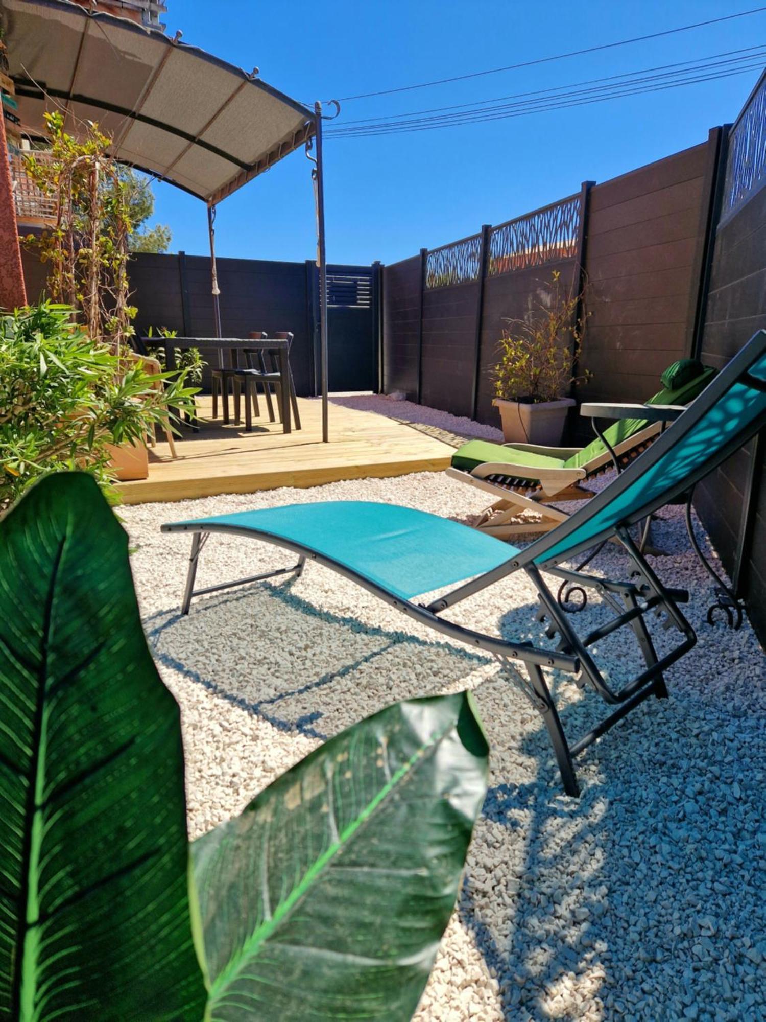 L'Instant Mer - Bord De Mer - Studio Avec Grand Jardin A La Capte อิแยร์ ภายนอก รูปภาพ